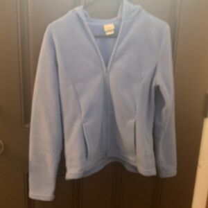 L.L. Bean Women's Light Blue Fleece Jacket